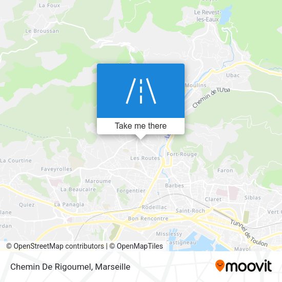 Chemin De Rigoumel map