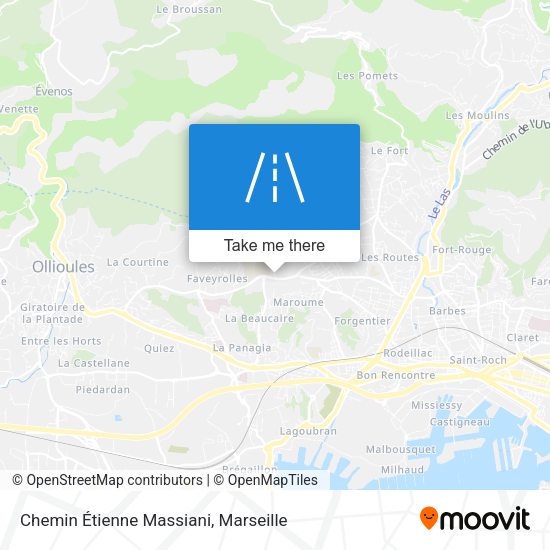 Chemin Étienne Massiani map