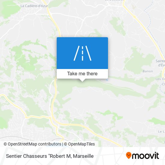 Sentier Chasseurs "Robert M map