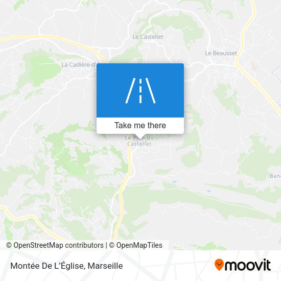 Montée De L’Église map