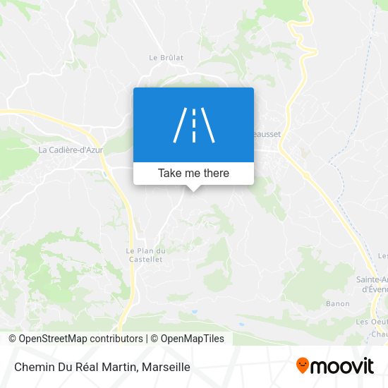 Chemin Du Réal Martin map
