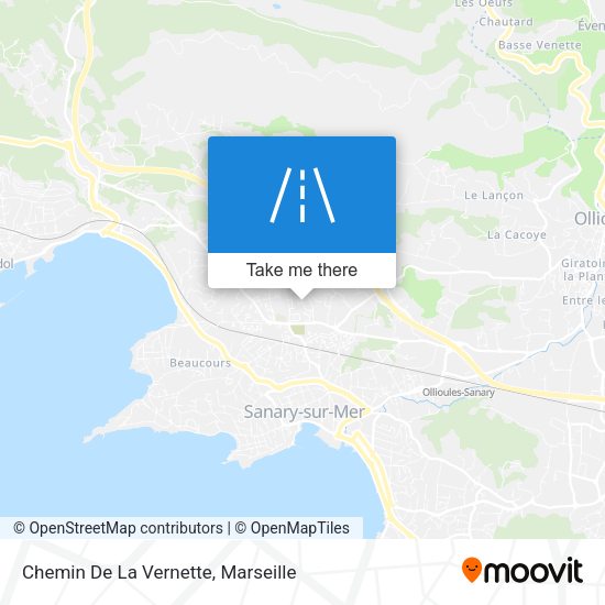Chemin De La Vernette map