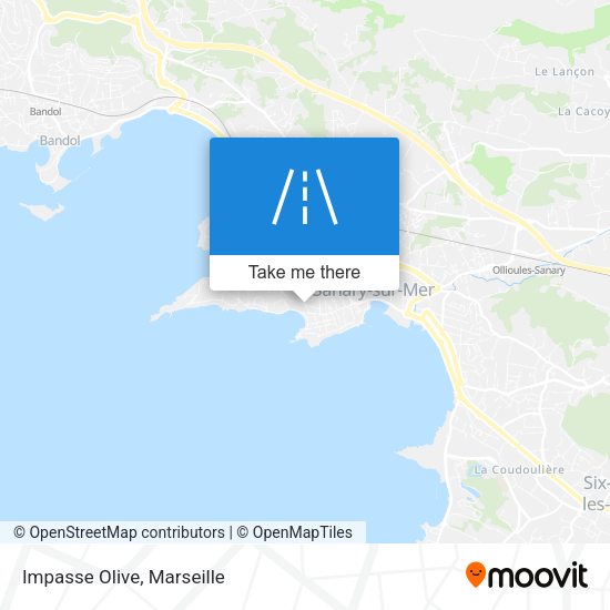 Impasse Olive map