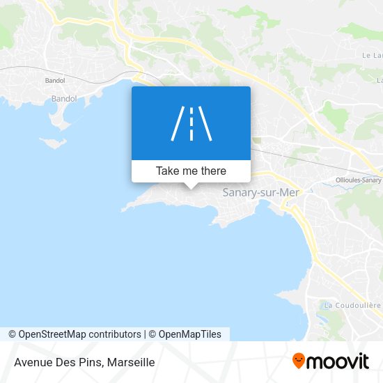 Avenue Des Pins map