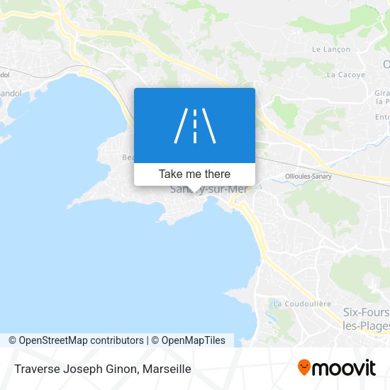 Traverse Joseph Ginon map