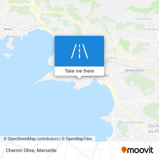 Chemin Olive map