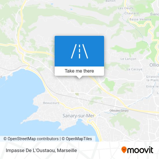 Impasse De L'Oustaou map