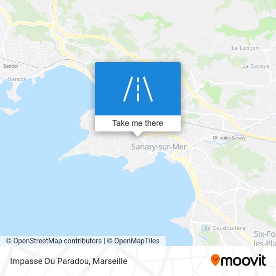 Impasse Du Paradou map