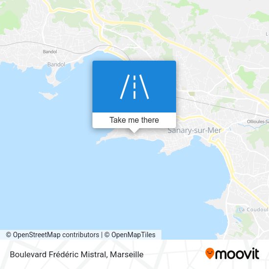 Boulevard Frédéric Mistral map