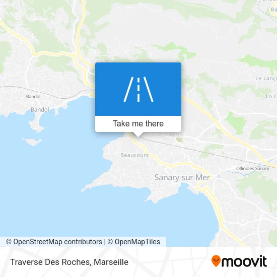 Traverse Des Roches map