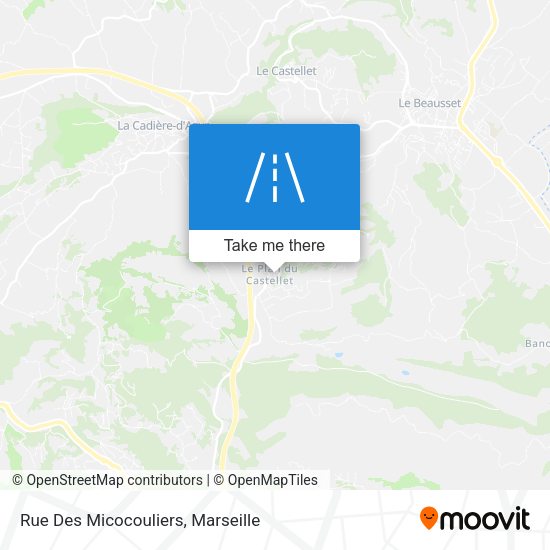Rue Des Micocouliers map