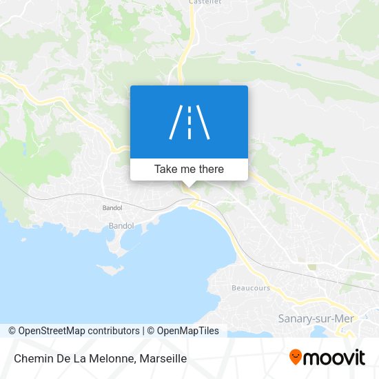 Chemin De La Melonne map