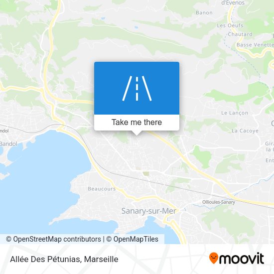 Allée Des Pétunias map