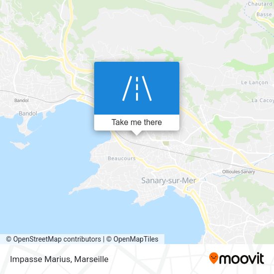 Impasse Marius map
