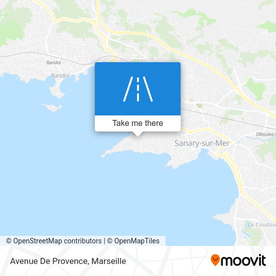 Avenue De Provence map