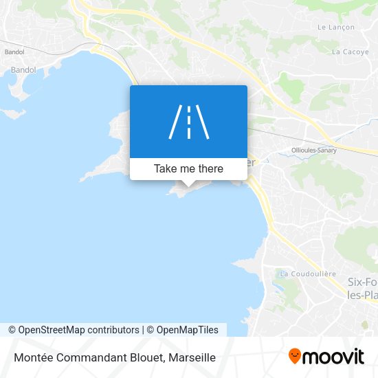 Montée Commandant Blouet map