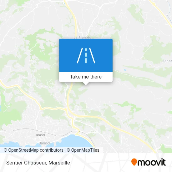 Sentier Chasseur map