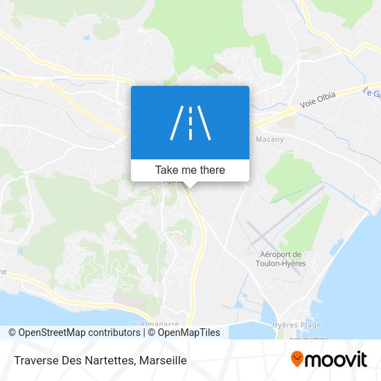 Traverse Des Nartettes map