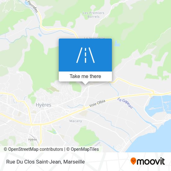 Rue Du Clos Saint-Jean map