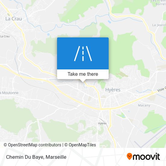 Chemin Du Baye map