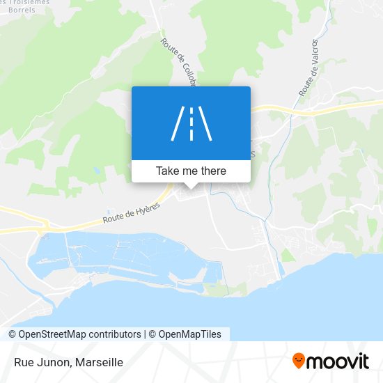 Rue Junon map