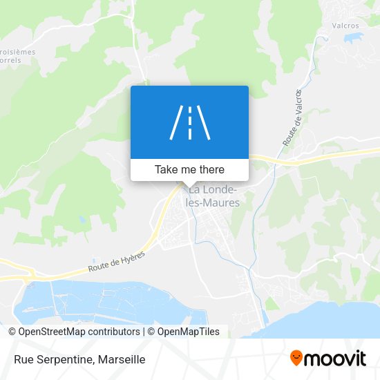 Rue Serpentine map