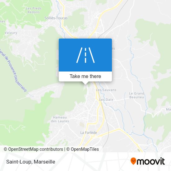 Saint-Loup map