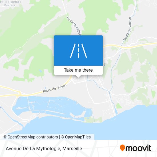 Avenue De La Mythologie map