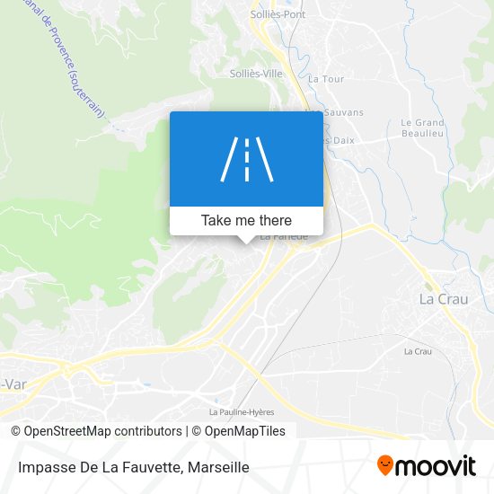 Impasse De La Fauvette map
