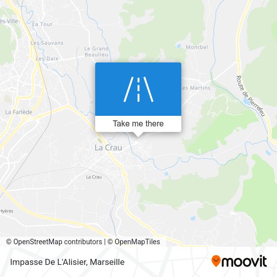 Impasse De L'Alisier map