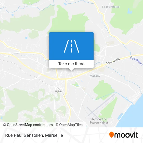 Rue Paul Gensollen map