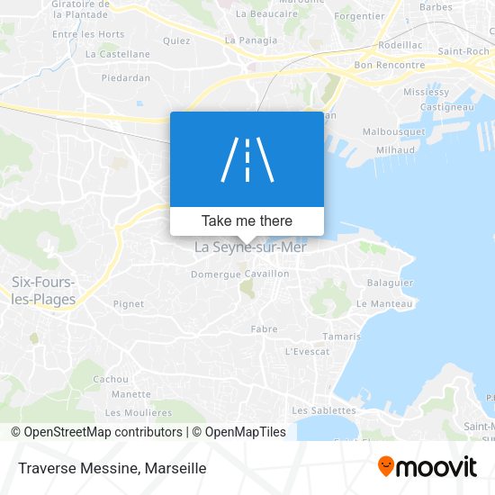 Traverse Messine map