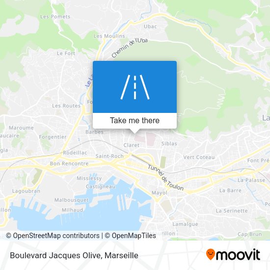 Boulevard Jacques Olive map