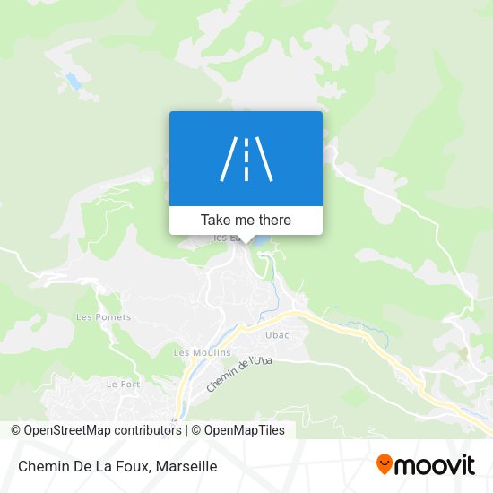 Chemin De La Foux map