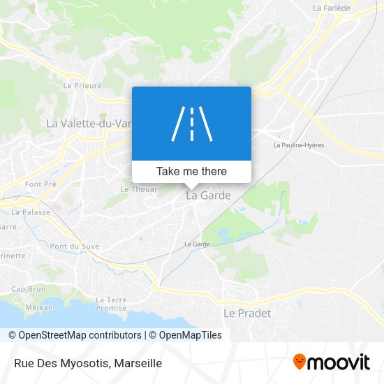 Rue Des Myosotis map