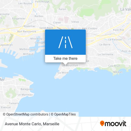 Avenue Monte Carlo map
