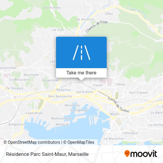Résidence Parc Saint-Maur map
