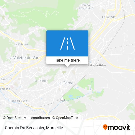 Chemin Du Bécassier map