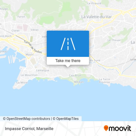 Impasse Corriol map
