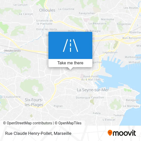 Rue Claude Henry-Pollet map