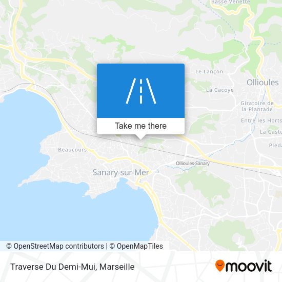 Traverse Du Demi-Mui map