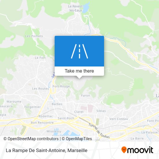 La Rampe De Saint-Antoine map