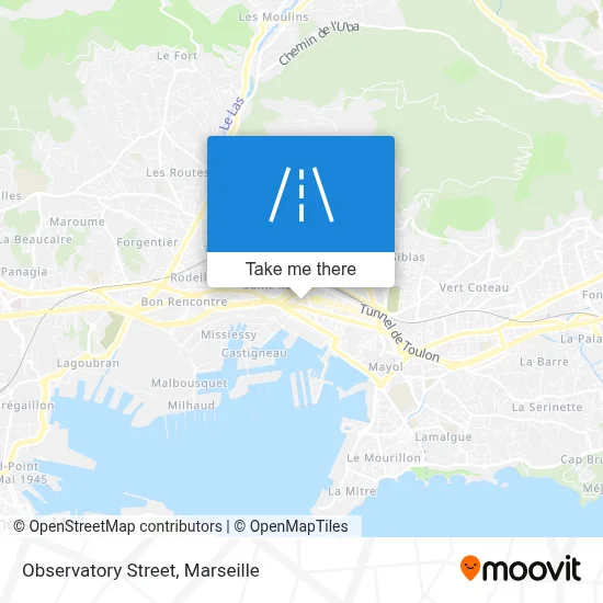 Rue De L'Observatoire map