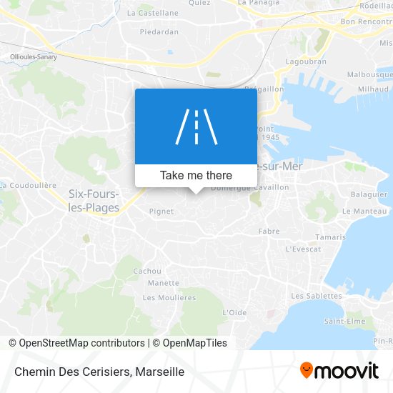 Chemin Des Cerisiers map