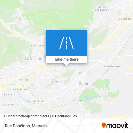 Rue Poséidon map