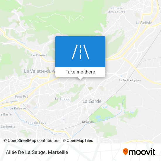 Allée De La Sauge map