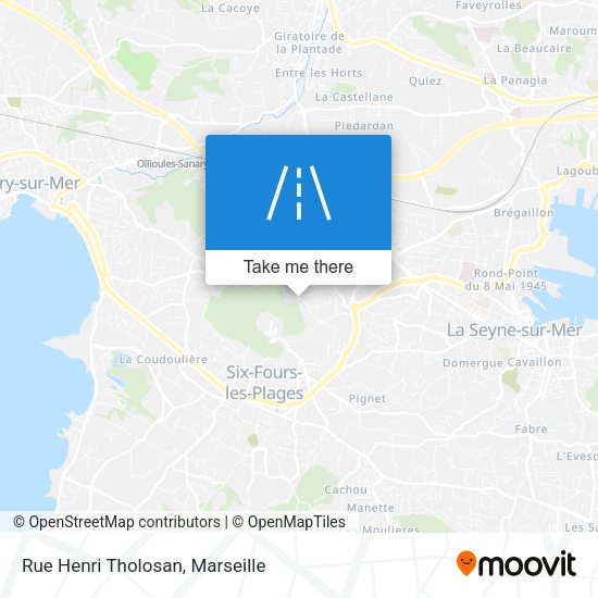 Rue Henri Tholosan map