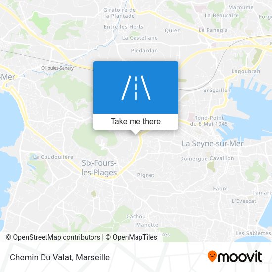 Chemin Du Valat map
