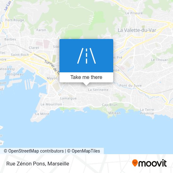 Rue Zénon Pons map