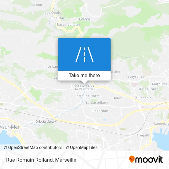 Rue Romain Rolland map